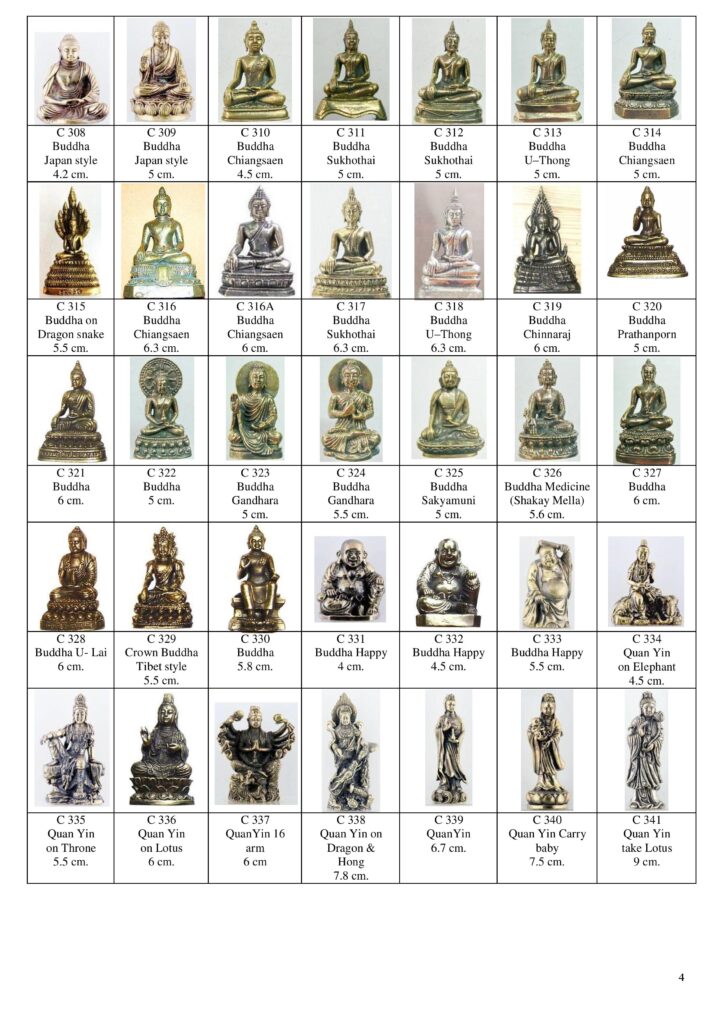 Small-size, miniature Guanyin, Quan Yin, Buddha statue, retail and wholesale, brass or silver-color