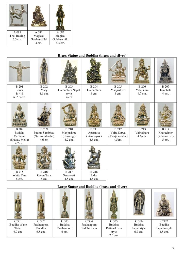Small-size, miniature Buddha, Jesus, Mary, Tara, Manjushree, Yab-Yum, Jambhala, Padmasambhava, Aparmita, Amitayus, Vajrasattva, Vajradhara, Kharachheri, Chenrezig, Tara, Saraswati, Indra statue
