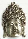 An unconsecrated Thai brass Buddha pendant, brass Buddha charm; 3.8 cm; color: gold or silver; wholesale and retail