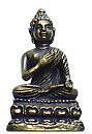 A Thai unconsecrated brass small-size Buddha statue, miniature Buddha figurine amulet - Product name: Buddha; 3 cm; color: silver or gold