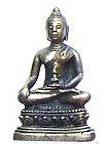 A Thai unconsecrated brass small-size Buddha figurine, miniature Buddha statue. Product name: Buddha; 3 cm; color: silver or gold; retail ok